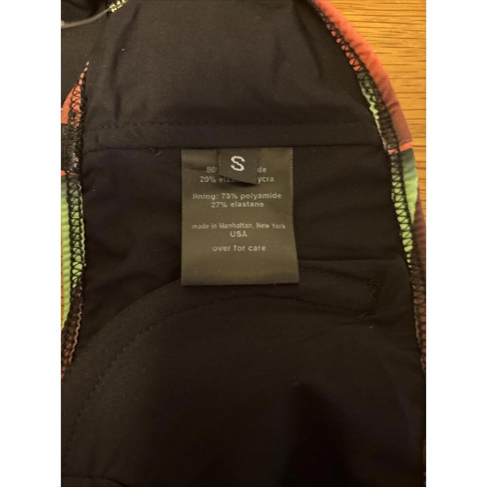 Rachel Comey Bandeau Swim Top in Green Multi, SZ S, $153, New W/Flaw, 1009 - Picture 5 of 5